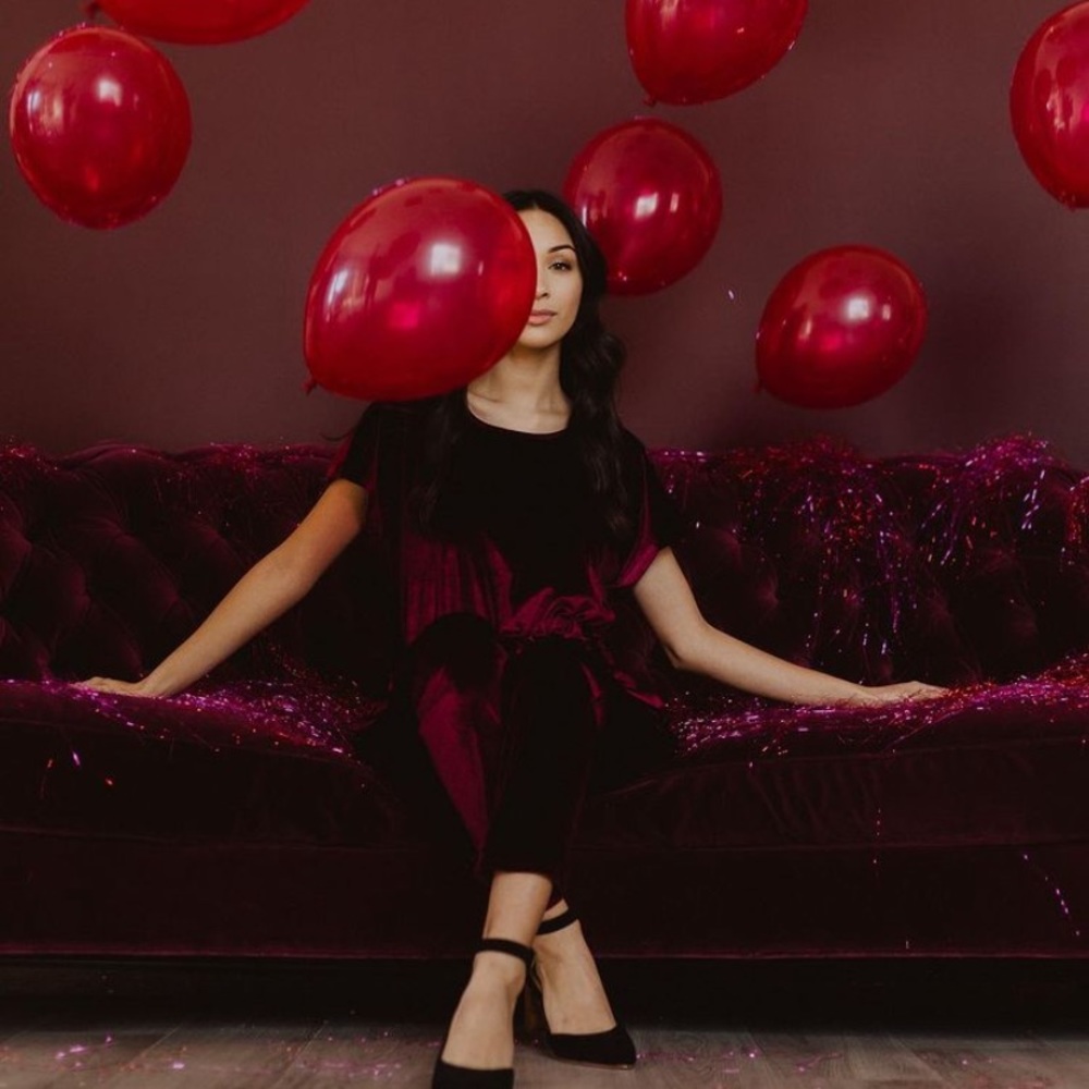 Piper & Scoot Burgundy Velvet Bianca Jumpsuit